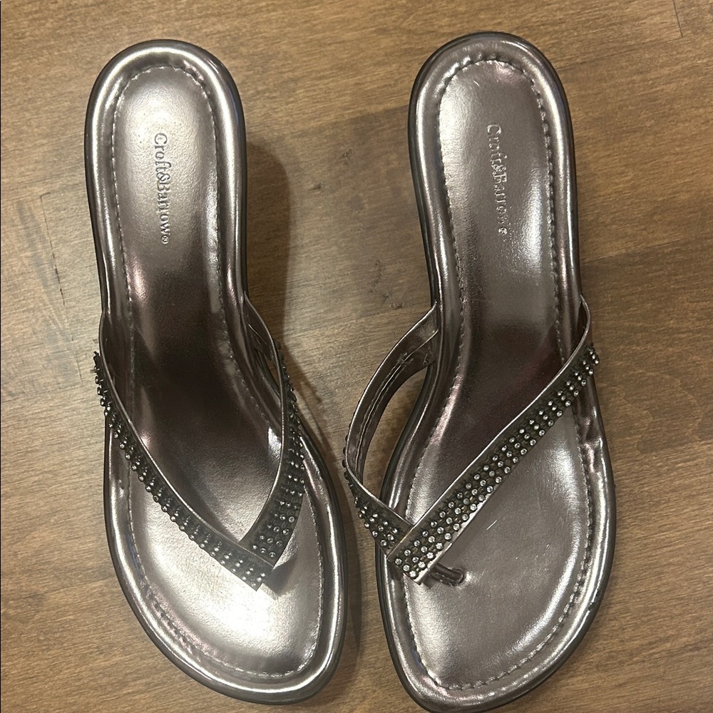 Pewter  Sandals